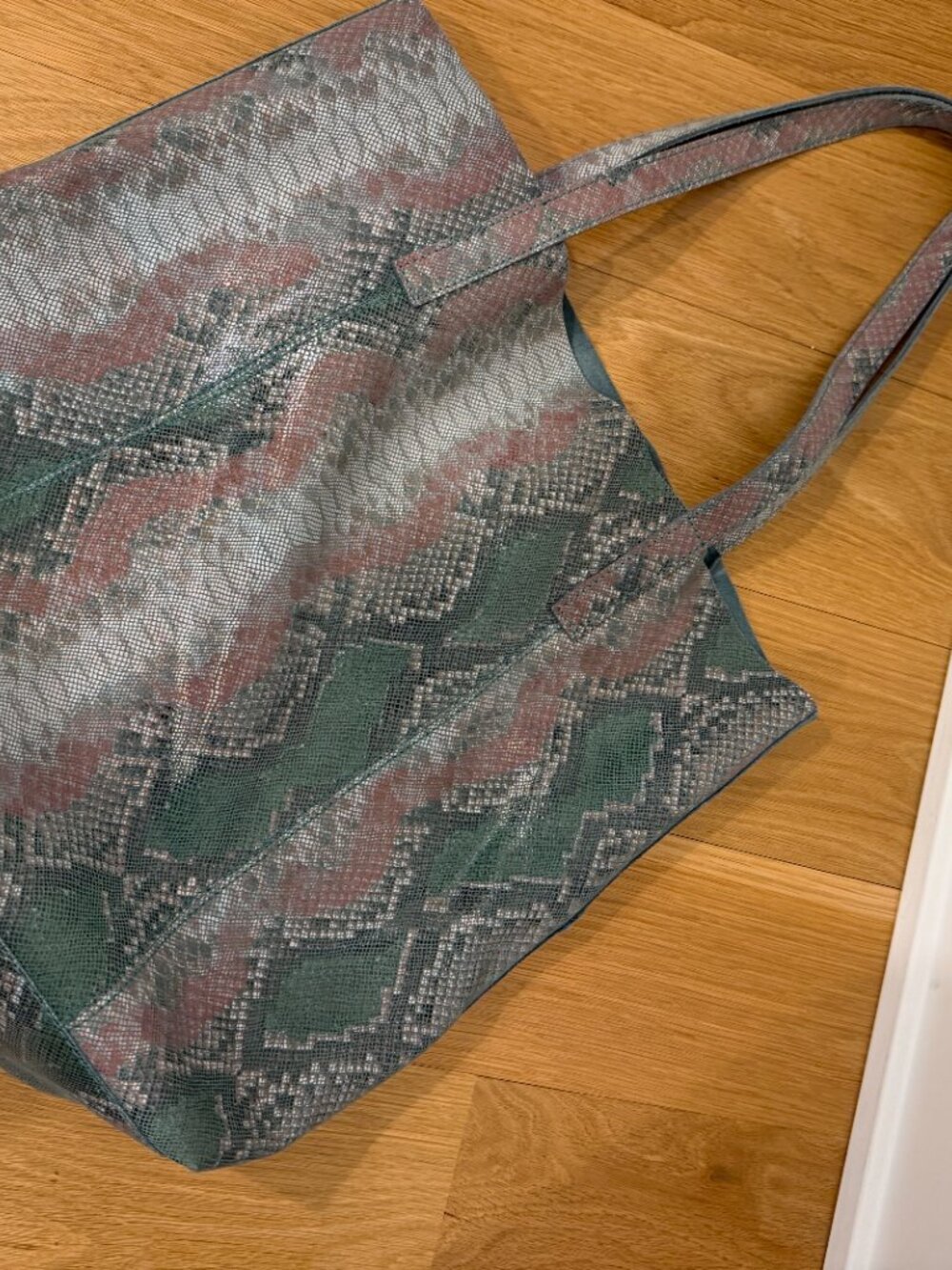 Anthropologie Suede Tote Bag